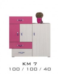 Komoda z młodzieżowego systemu KOMI 7